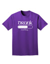 Drunk Loading Bar Adult Dark T-Shirt by TooLoud-Mens T-Shirt-TooLoud-Purple-Small-Davson Sales