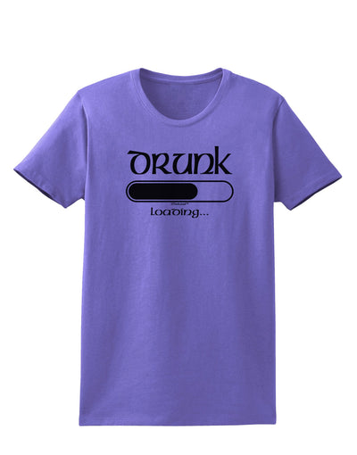 Drunk Loading Bar Womens T-Shirt by TooLoud-Womens T-Shirt-TooLoud-Violet-X-Small-Davson Sales