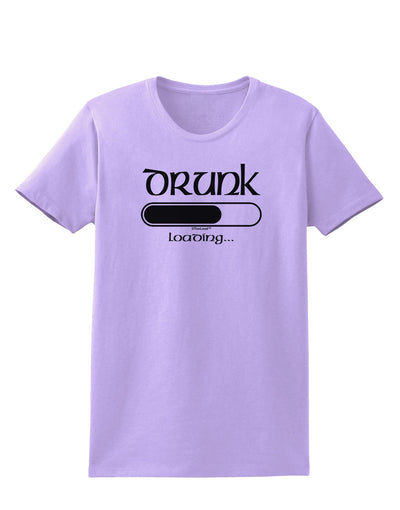 Drunk Loading Bar Womens T-Shirt by TooLoud-Womens T-Shirt-TooLoud-Lavender-X-Small-Davson Sales