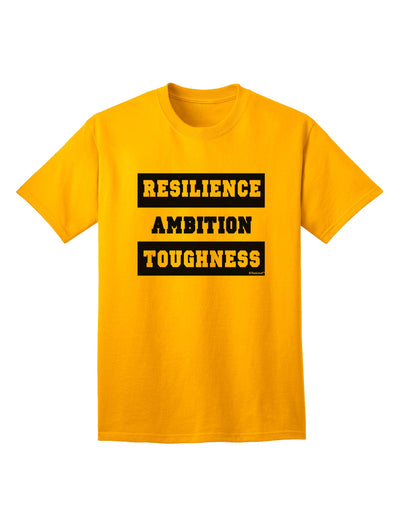 Durable and Empowering Adult T-Shirt for the Resilient and Ambitious-Mens T-shirts-TooLoud-Gold-Small-Davson Sales
