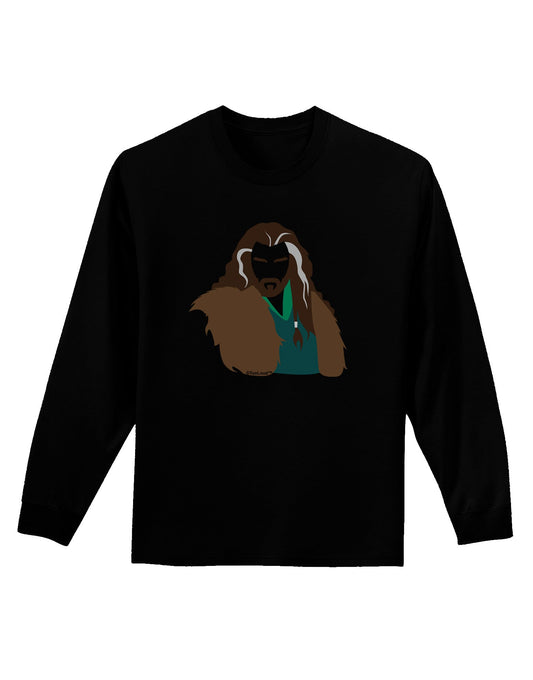 Dwarf King Adult Long Sleeve Dark T-Shirt-TooLoud-Black-Small-Davson Sales