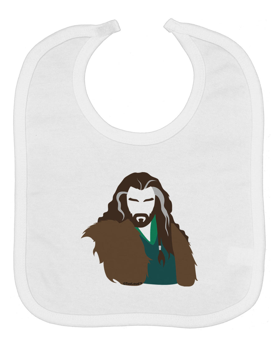 Dwarf King Baby Bib