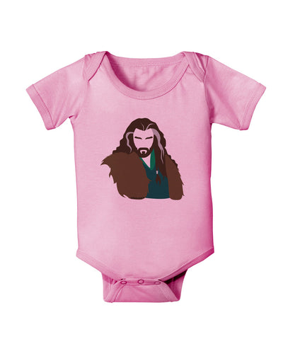 Dwarf King Baby Romper Bodysuit-Baby Romper-TooLoud-Pink-06-Months-Davson Sales