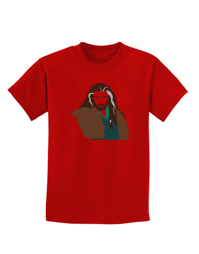 Dwarf King Childrens Dark T-Shirt-Childrens T-Shirt-TooLoud-Red-X-Small-Davson Sales