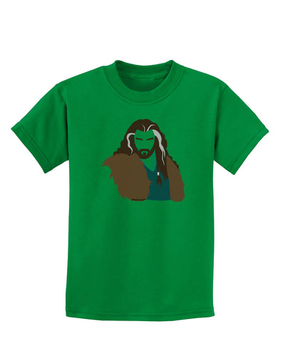 Dwarf King Childrens Dark T-Shirt-Childrens T-Shirt-TooLoud-Kelly-Green-X-Small-Davson Sales