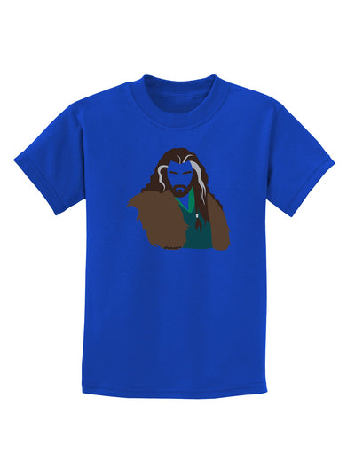 Dwarf King Childrens Dark T-Shirt-Childrens T-Shirt-TooLoud-Royal-Blue-X-Small-Davson Sales