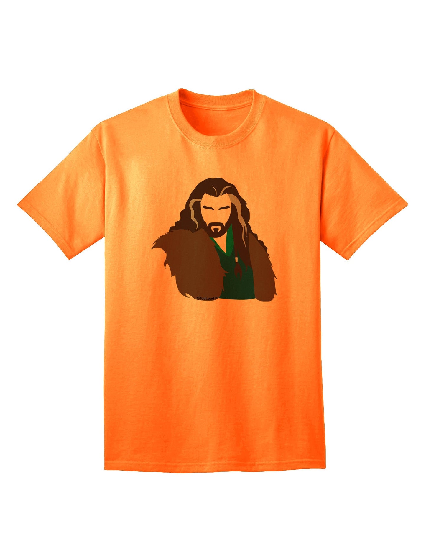 Dwarf King Premium Adult T-Shirt - Exclusively for Ecommerce Shoppers-Mens T-shirts-TooLoud-Neon-Orange-Small-Davson Sales
