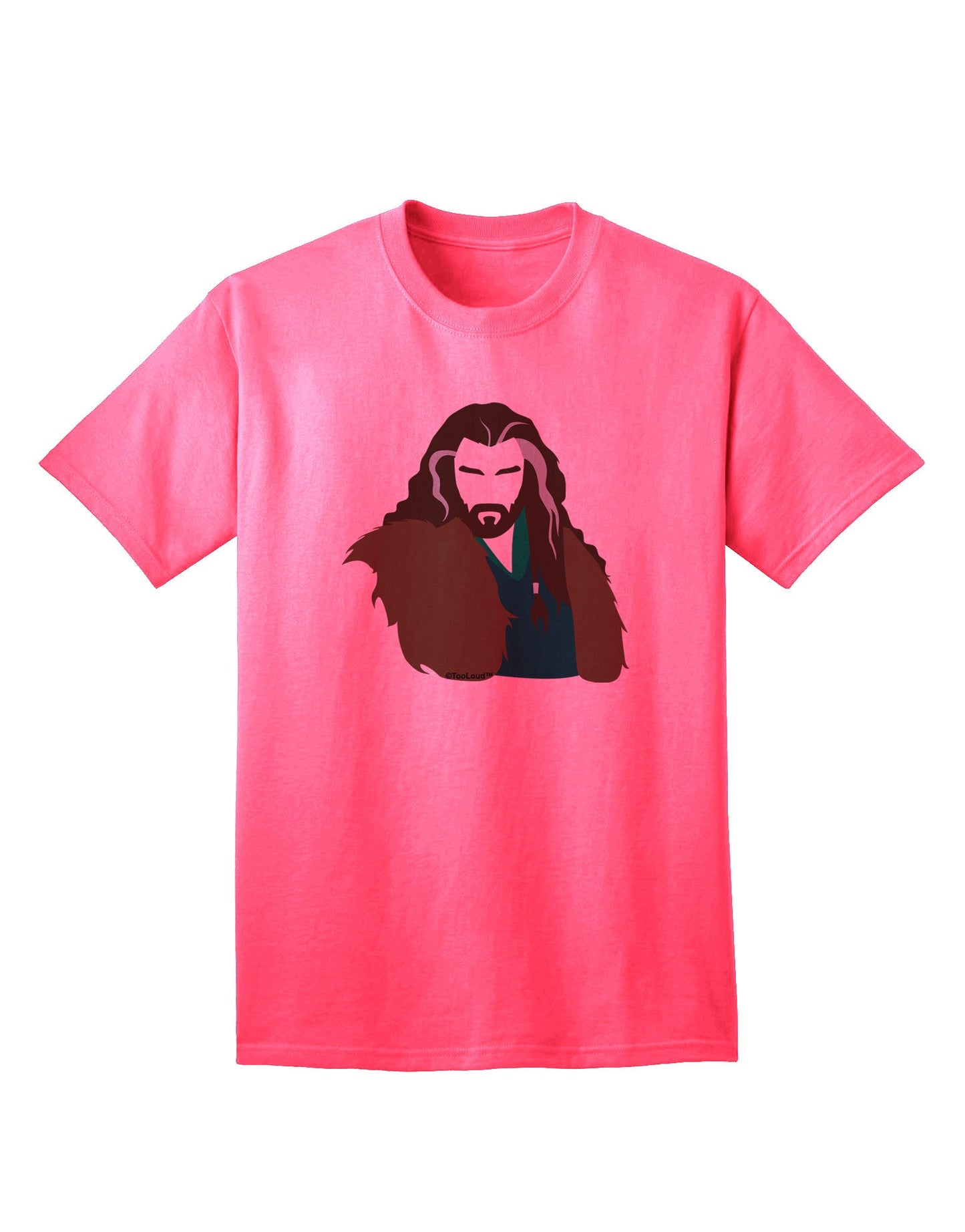 Dwarf King Premium Adult T-Shirt - Exclusively for Ecommerce Shoppers-Mens T-shirts-TooLoud-Neon-Pink-Small-Davson Sales