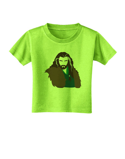 Dwarf King Toddler T-Shirt-Toddler T-Shirt-TooLoud-Lime-Green-2T-Davson Sales