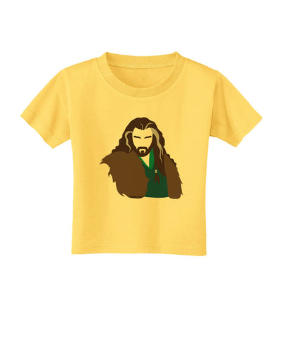 Dwarf King Toddler T-Shirt-Toddler T-Shirt-TooLoud-Yellow-2T-Davson Sales