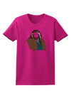 Dwarf King Womens Dark T-Shirt-TooLoud-Hot-Pink-Small-Davson Sales