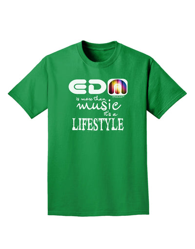 EDM - A Lifestyle Adult Dark T-Shirt-Mens T-Shirt-TooLoud-Kelly-Green-Small-Davson Sales