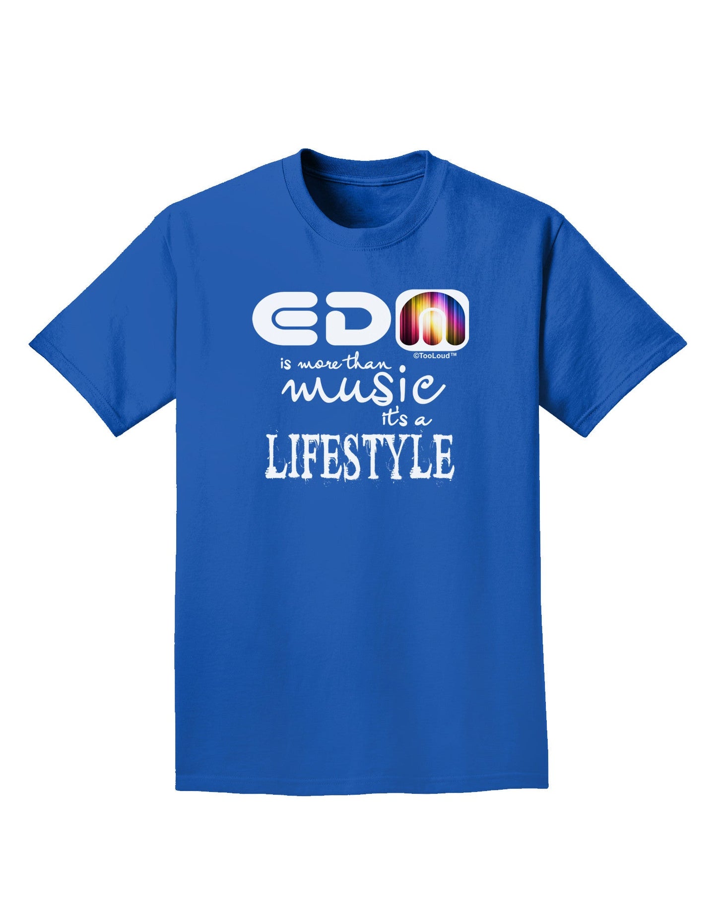 EDM - A Lifestyle Adult Dark T-Shirt-Mens T-Shirt-TooLoud-Royal-Blue-Small-Davson Sales