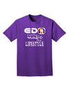 EDM - A Lifestyle Adult Dark T-Shirt-Mens T-Shirt-TooLoud-Purple-Small-Davson Sales