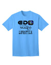 EDM - A Lifestyle Adult T-Shirt-Mens T-Shirt-TooLoud-Aquatic-Blue-Small-Davson Sales