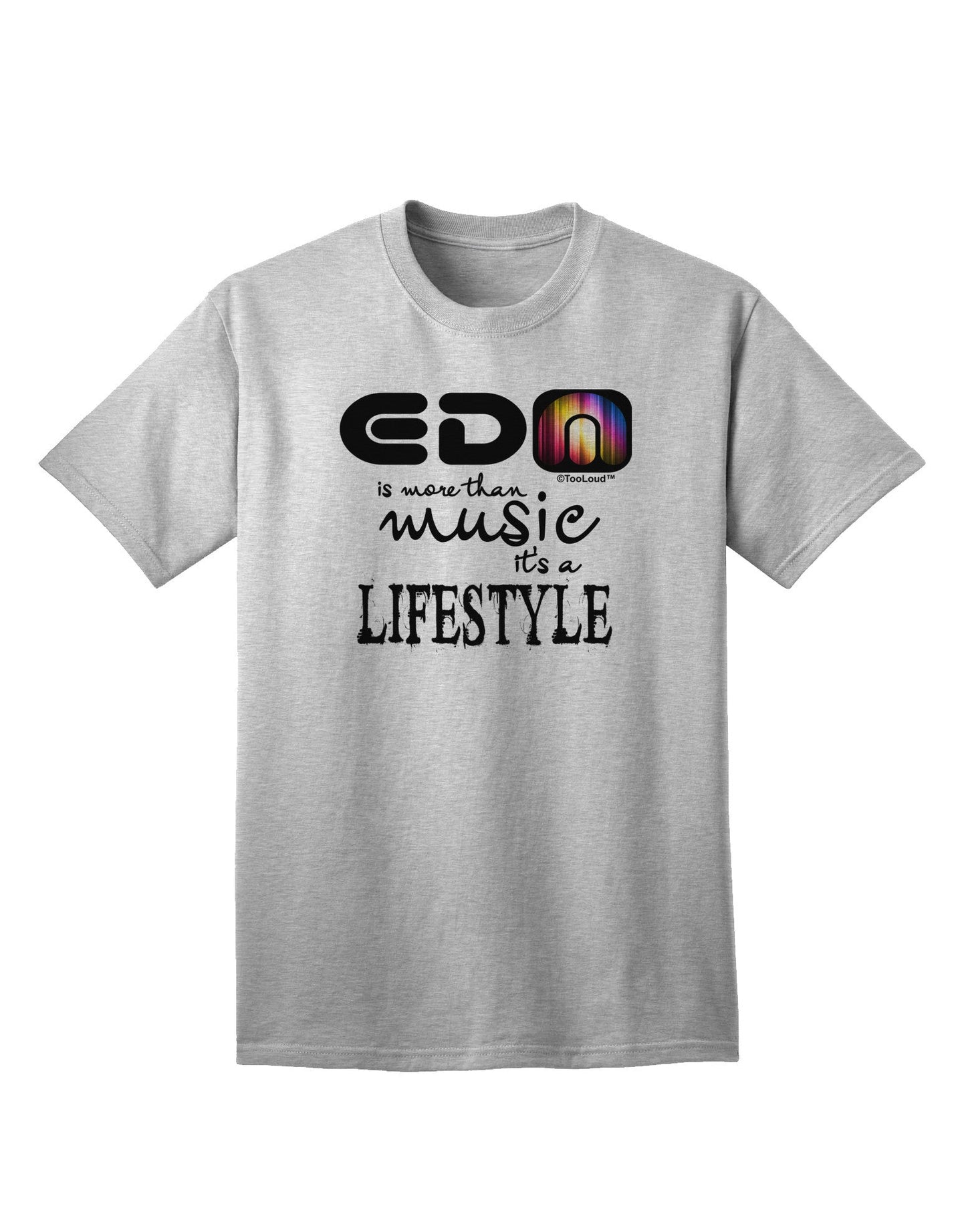 EDM - A Lifestyle Adult T-Shirt-Mens T-Shirt-TooLoud-AshGray-Small-Davson Sales