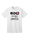 EDM - A Lifestyle Adult T-Shirt-Mens T-Shirt-TooLoud-White-Small-Davson Sales