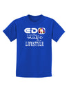 EDM - A Lifestyle Childrens Dark T-Shirt-Childrens T-Shirt-TooLoud-Royal-Blue-X-Small-Davson Sales