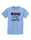 EDM - A Lifestyle Childrens T-Shirt-Childrens T-Shirt-TooLoud-Light-Blue-X-Small-Davson Sales