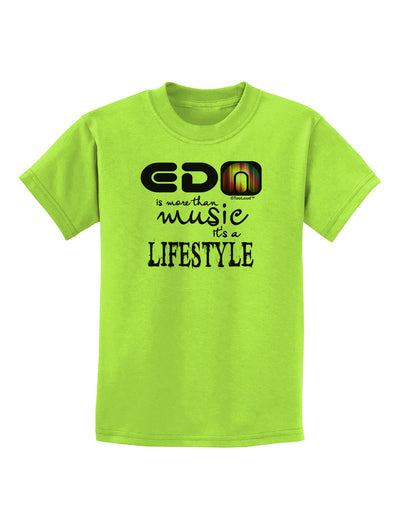 EDM - A Lifestyle Childrens T-Shirt-Childrens T-Shirt-TooLoud-Lime-Green-X-Small-Davson Sales