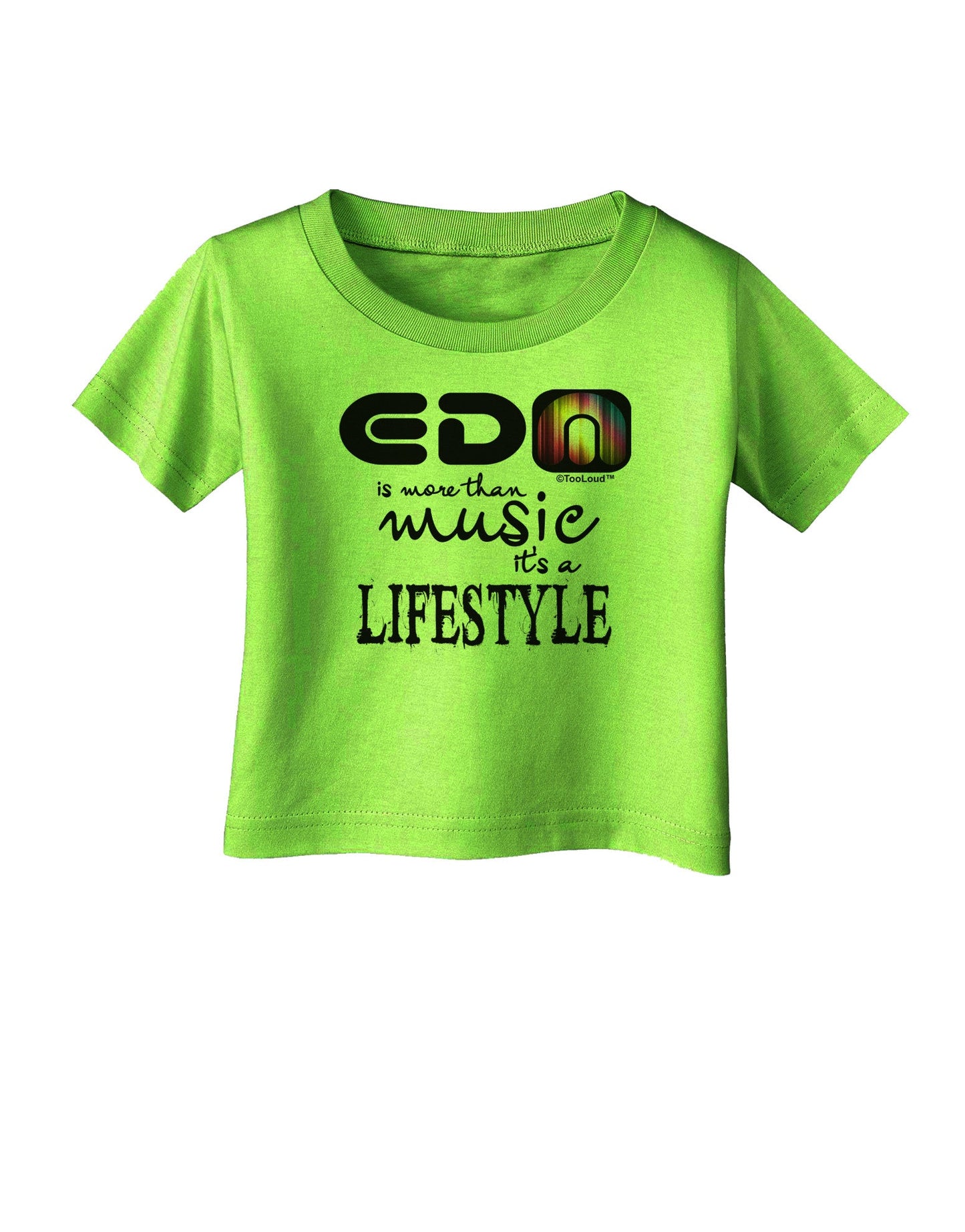 EDM - A Lifestyle Infant T-Shirt-Infant T-Shirt-TooLoud-Lime-Green-06-Months-Davson Sales