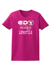 EDM - A Lifestyle Womens Dark T-Shirt-TooLoud-Hot-Pink-Small-Davson Sales