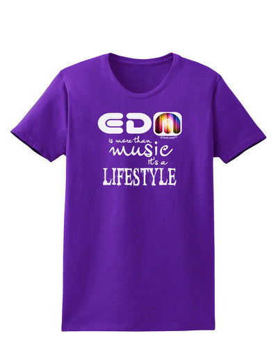 EDM - A Lifestyle Womens Dark T-Shirt-TooLoud-Purple-X-Small-Davson Sales