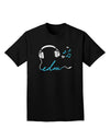 EDM Cord Blue Adult Dark T-Shirt-Mens T-Shirt-TooLoud-Black-Small-Davson Sales