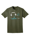 EDM Cord Blue Adult Dark T-Shirt-Mens T-Shirt-TooLoud-Military-Green-Small-Davson Sales