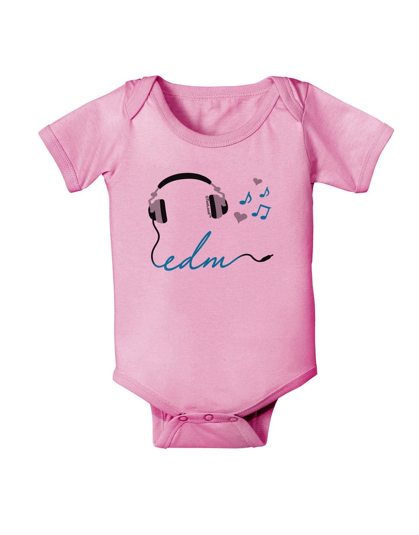 EDM Cord Blue Baby Romper Bodysuit-Baby Romper-TooLoud-Pink-06-Months-Davson Sales