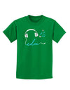 EDM Cord Blue Childrens Dark T-Shirt-Childrens T-Shirt-TooLoud-Kelly-Green-X-Small-Davson Sales