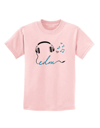 EDM Cord Blue Childrens T-Shirt-Childrens T-Shirt-TooLoud-PalePink-X-Small-Davson Sales