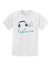 EDM Cord Blue Childrens T-Shirt-Childrens T-Shirt-TooLoud-White-X-Small-Davson Sales