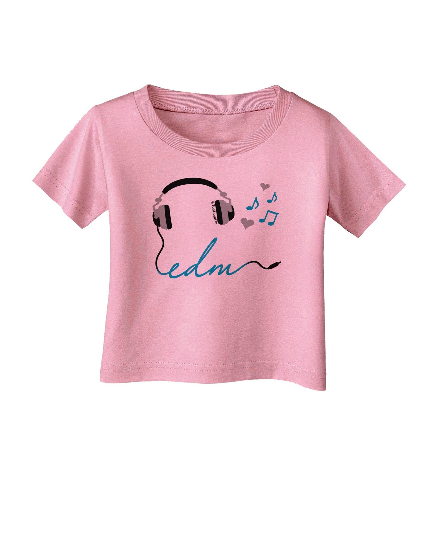 EDM Cord Blue Infant T-Shirt-Infant T-Shirt-TooLoud-Candy-Pink-06-Months-Davson Sales