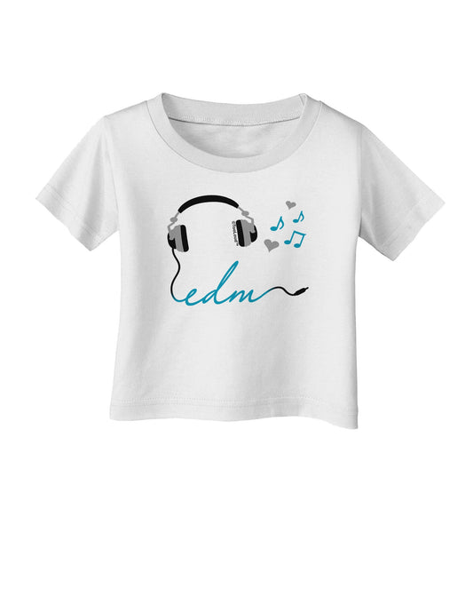 EDM Cord Blue Infant T-Shirt-Infant T-Shirt-TooLoud-White-06-Months-Davson Sales