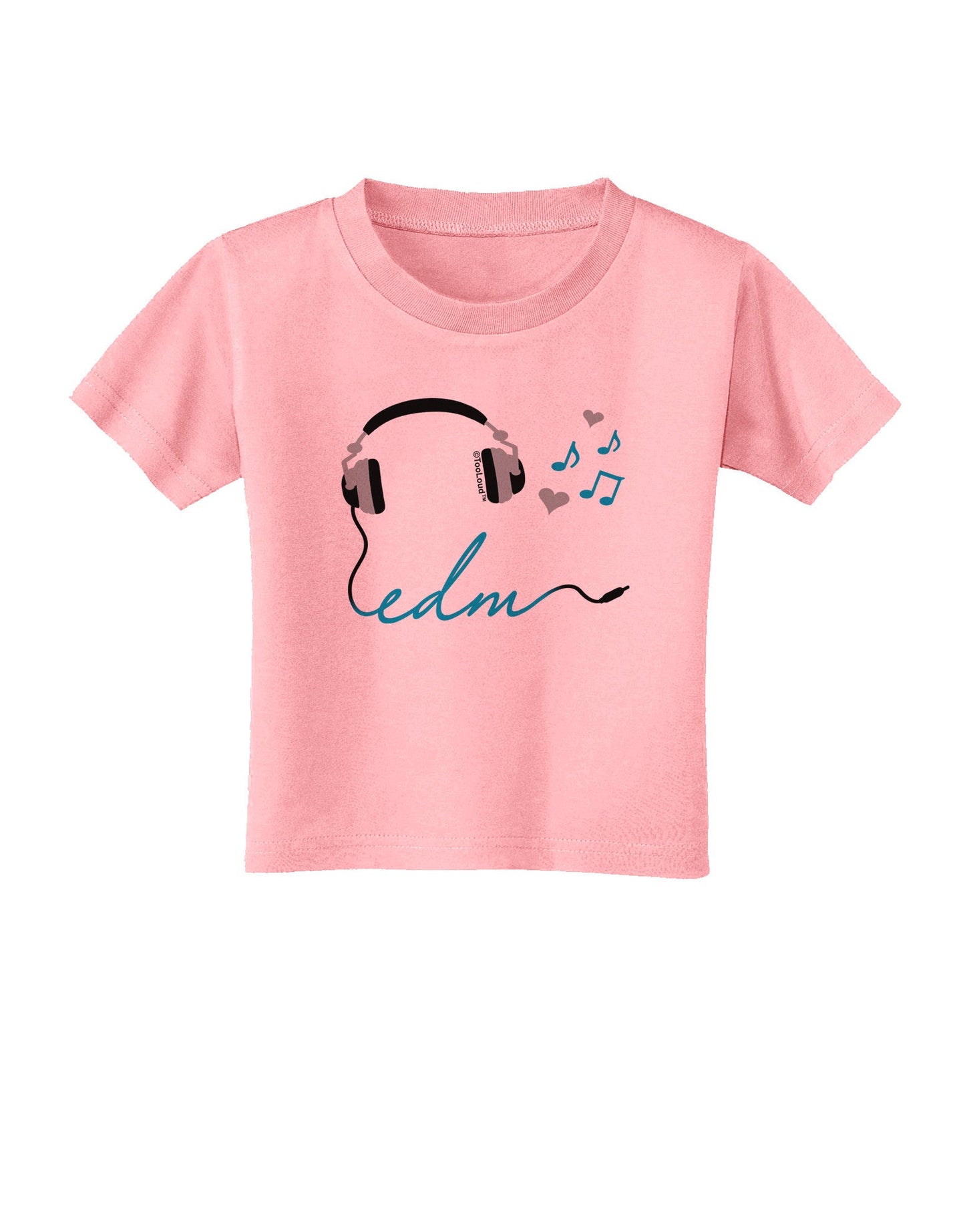 EDM Cord Blue Toddler T-Shirt-Toddler T-Shirt-TooLoud-Candy-Pink-2T-Davson Sales