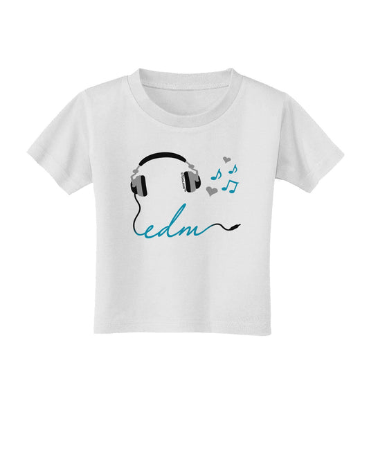 EDM Cord Blue Toddler T-Shirt-Toddler T-Shirt-TooLoud-White-2T-Davson Sales