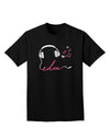 EDM Cord Pink Adult Dark T-Shirt-Mens T-Shirt-TooLoud-Black-Small-Davson Sales