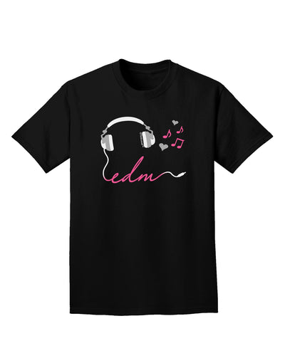 EDM Cord Pink Adult Dark T-Shirt-Mens T-Shirt-TooLoud-Black-Small-Davson Sales