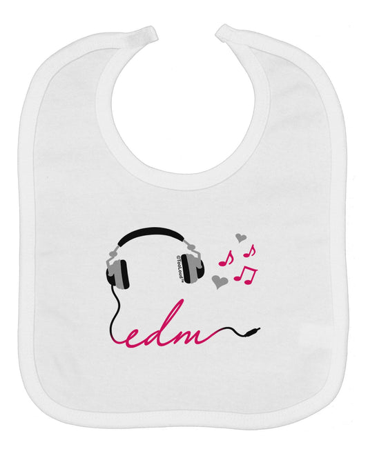 EDM Cord Pink Baby Bib