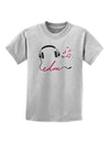 EDM Cord Pink Childrens T-Shirt-Childrens T-Shirt-TooLoud-AshGray-X-Small-Davson Sales