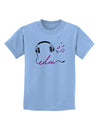 EDM Cord Pink Childrens T-Shirt-Childrens T-Shirt-TooLoud-Light-Blue-X-Small-Davson Sales