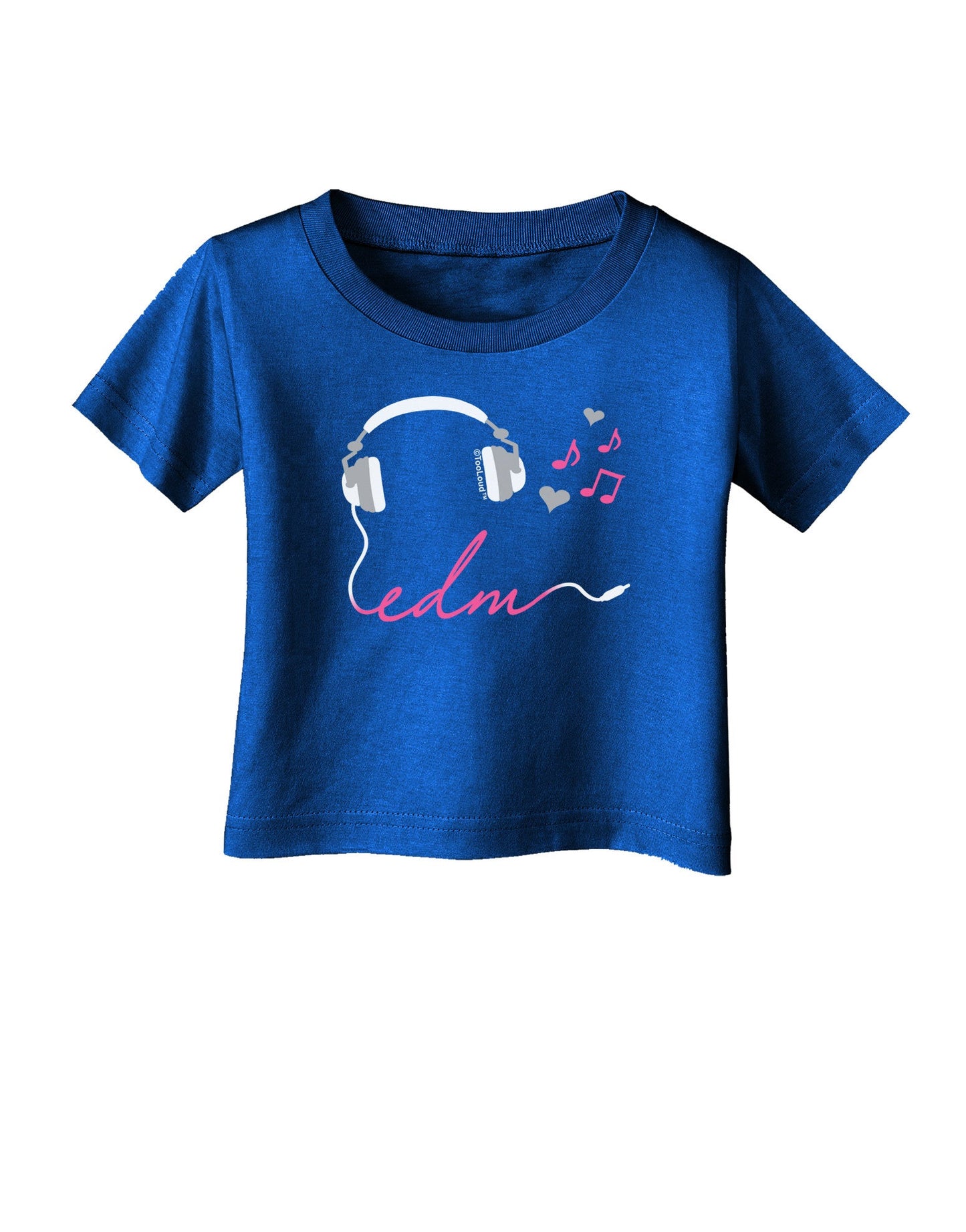 EDM Cord Pink Infant T-Shirt Dark-Infant T-Shirt-TooLoud-Royal-Blue-06-Months-Davson Sales