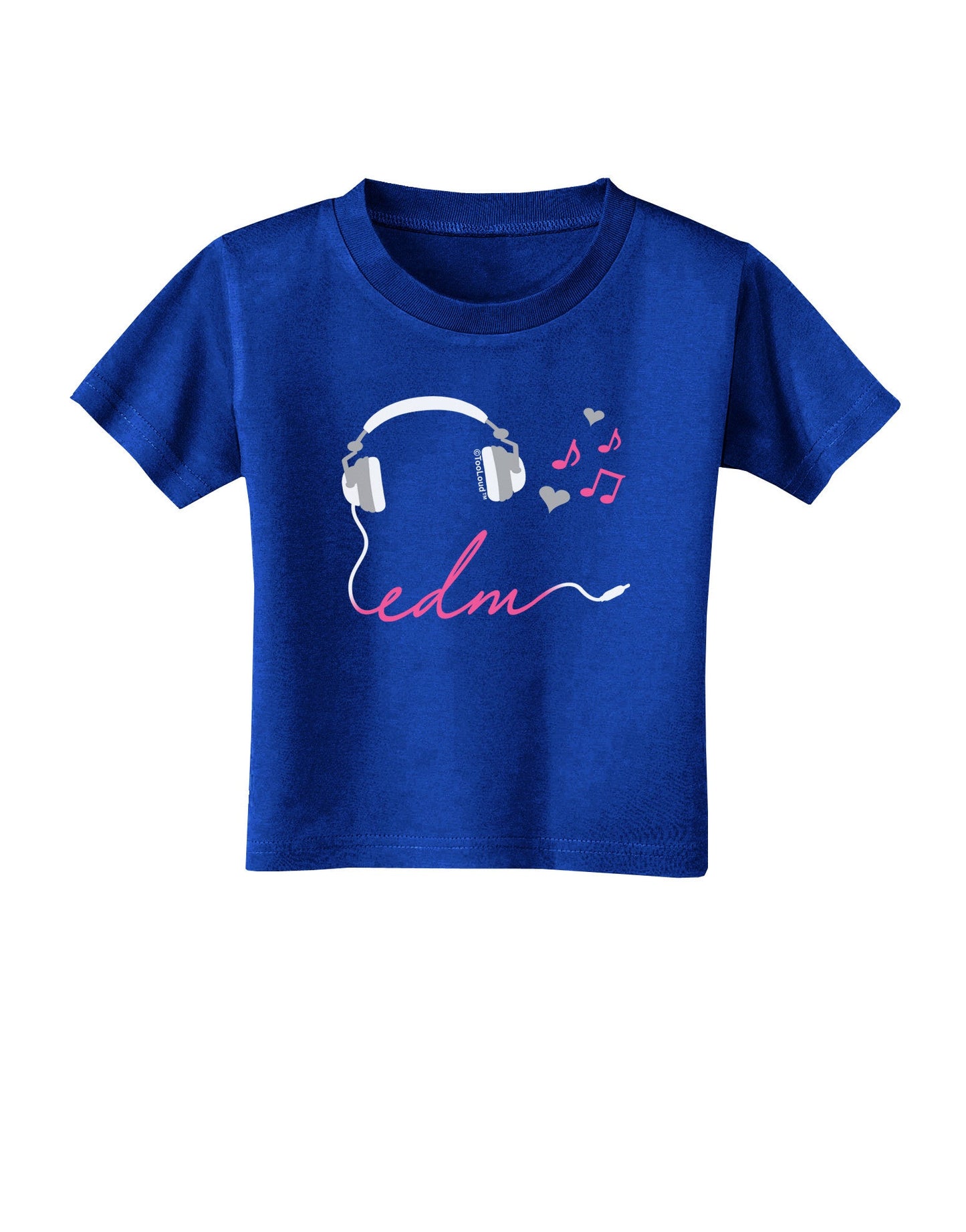 EDM Cord Pink Toddler T-Shirt Dark-Toddler T-Shirt-TooLoud-Royal-Blue-2T-Davson Sales