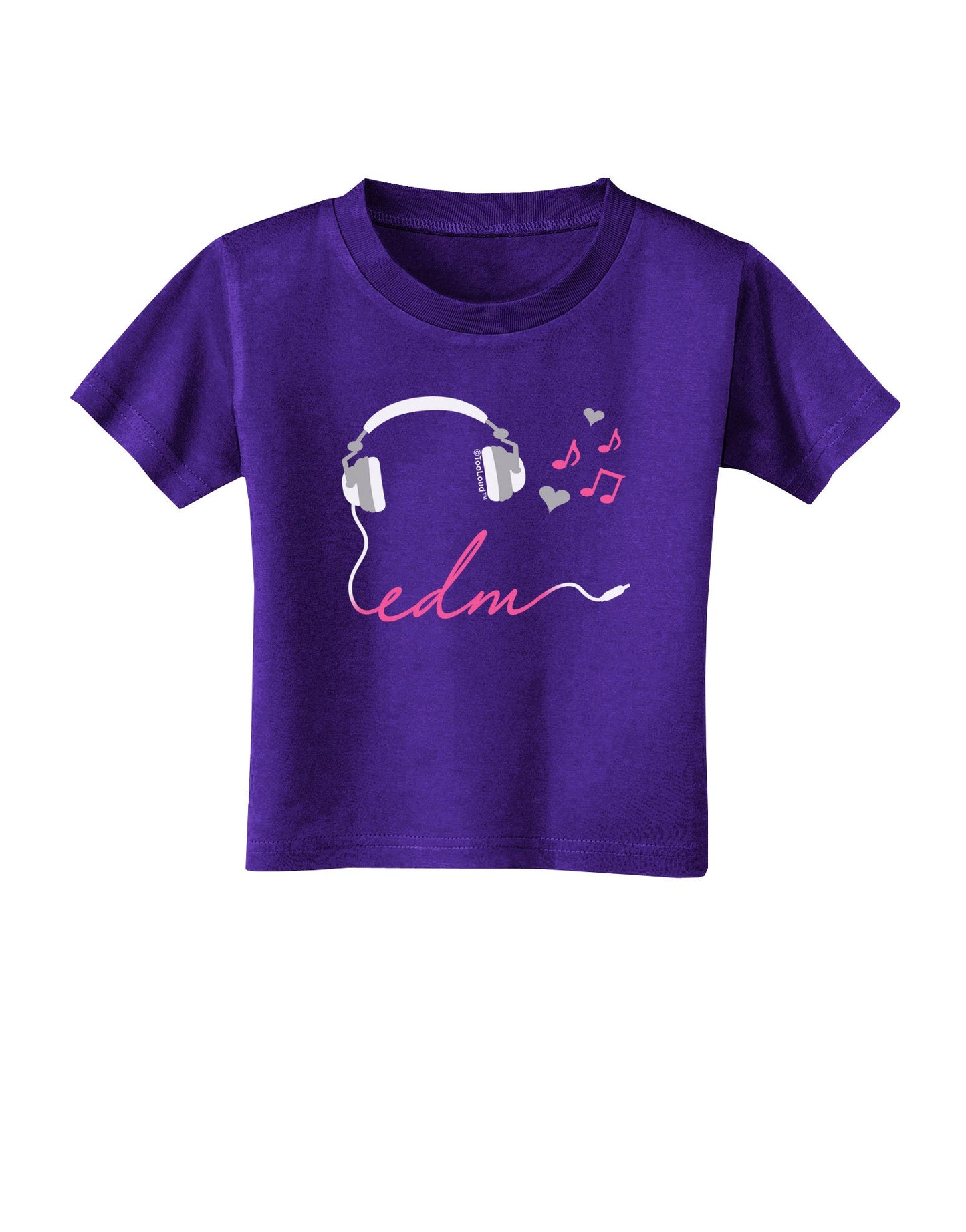 EDM Cord Pink Toddler T-Shirt Dark-Toddler T-Shirt-TooLoud-Purple-2T-Davson Sales