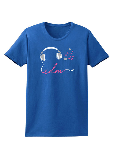 EDM Cord Pink Womens Dark T-Shirt-TooLoud-Royal-Blue-X-Small-Davson Sales