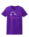 EDM Cord Pink Womens Dark T-Shirt-TooLoud-Purple-X-Small-Davson Sales