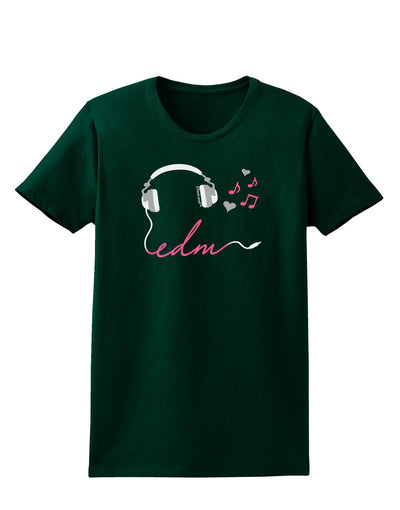 EDM Cord Pink Womens Dark T-Shirt-TooLoud-Forest-Green-Small-Davson Sales