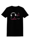 EDM Cord Pink Womens Dark T-Shirt-TooLoud-Black-X-Small-Davson Sales