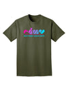 EDM Heart Adult Dark T-Shirt-Mens T-Shirt-TooLoud-Military-Green-Small-Davson Sales